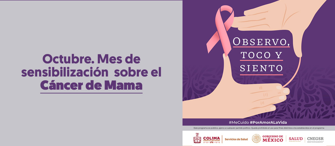 Octubre: Mes de sensibilización sobre el Cáncer de Mama